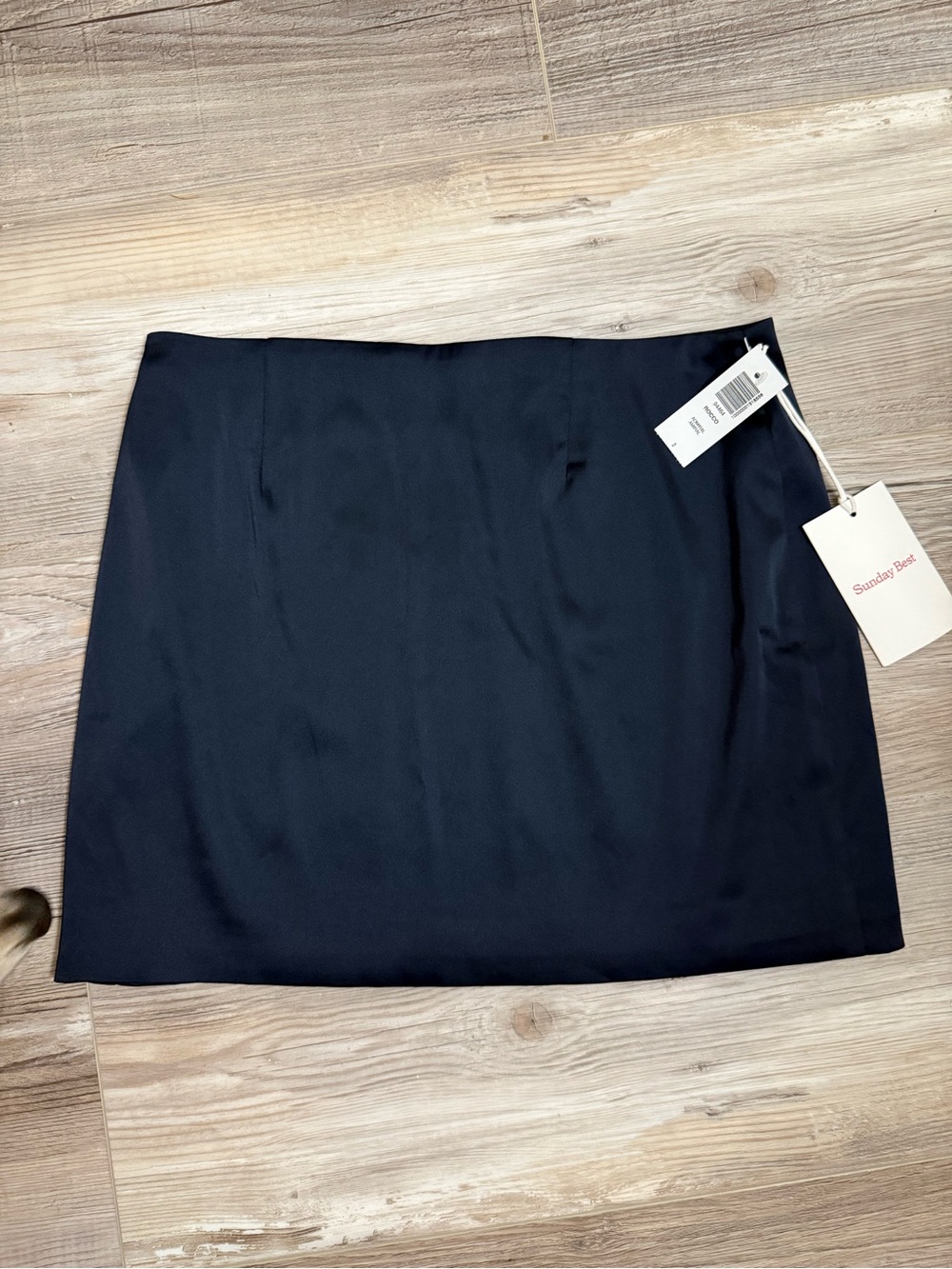 Aritzia Sunday Best Navy Blue Tailored Mini Skirt